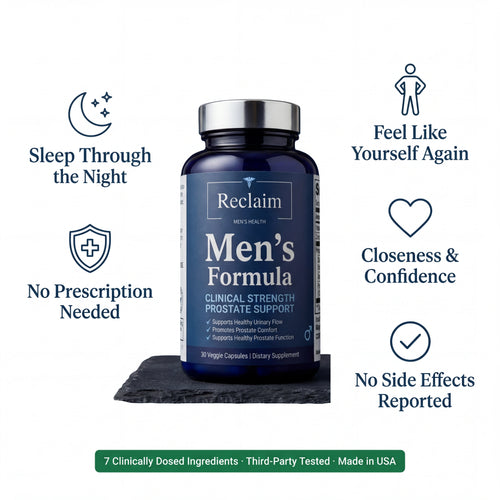 Reclaim Men's Formula — Clinical Strength Prostate Support | 30 Softgels