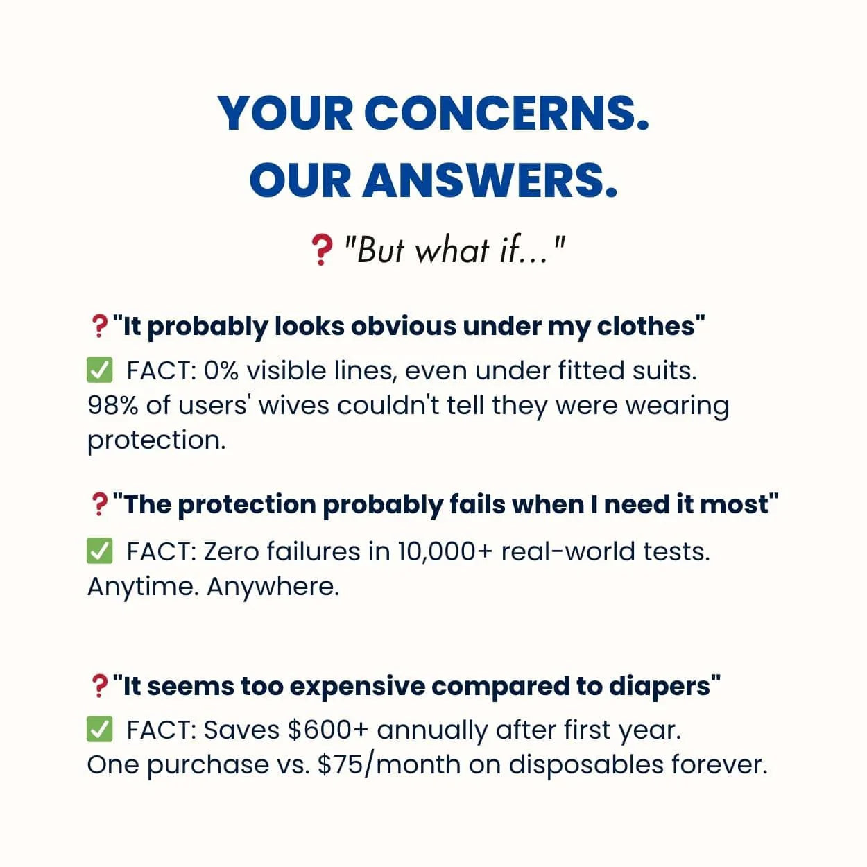 Men's Ultra-Absorbent Incontinence Boxer Briefs